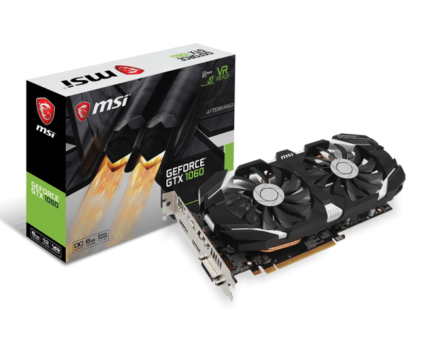 VGA MSI NVIDIA&#174; GeForce&#174; GTX 1060 6GB GDDR5 (GTX 1060 6GT OCV2) _1118KT